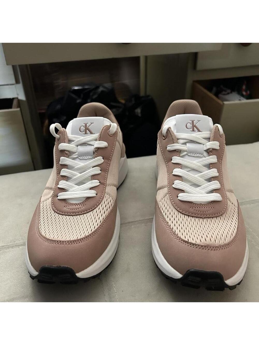 Brand new Calvin Klein Amyra pink low top sneakers size 11